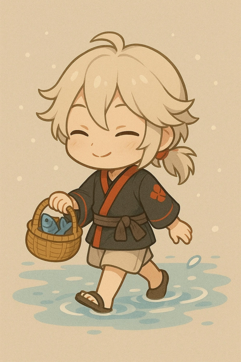 Ảnh hoạt hình Kazuha chibi