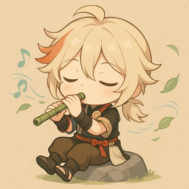 Ảnh Kazuha chibi ngộ nghĩnh