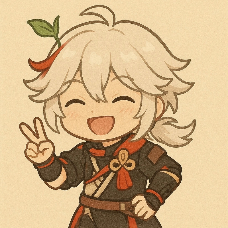 Ảnh Kazuha chibi hoạt hình